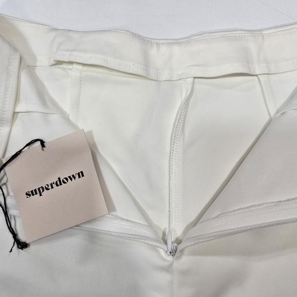 Superdown Alyssa Wrap Skort in White - Picture 7 of 10